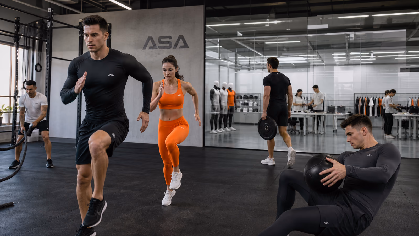 ASA Industries fitness and performance apparel category