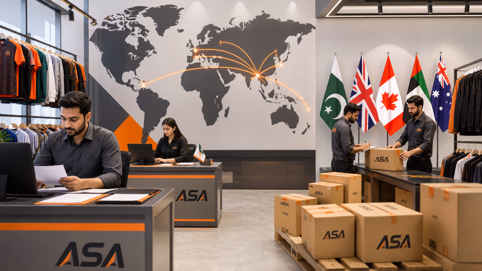 ASA Industries export and manufacturing for international markets